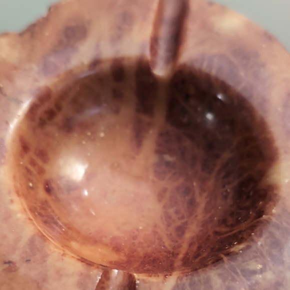 Vintage MCM Alabaster Ash Tray "Made In Italy" - Picture 2 of 7